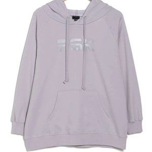 New - PSK COLLECTIVE Signature Oversize Hoodie Marbled Lilac Size